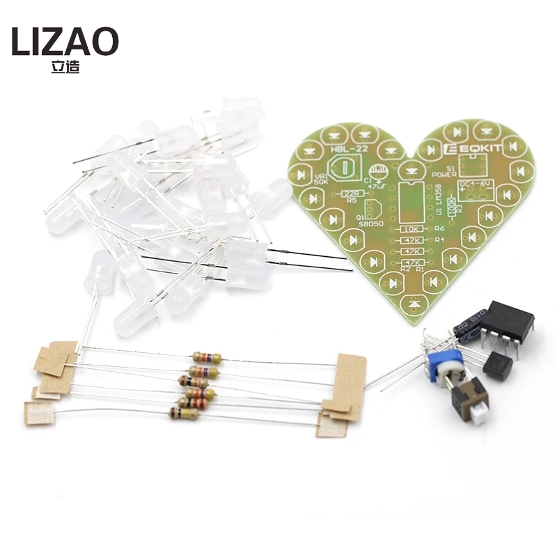 Diy Electronics Lab - DIY 키트 하트 모양 호흡 램프