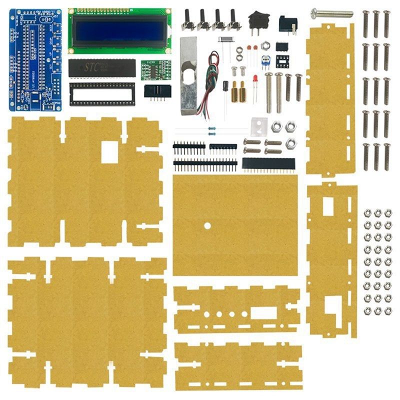 Diy Electronics Load Cell - A01E-마이크로컨트롤러 전자 저울 DIY 키트(브래킷 포함)