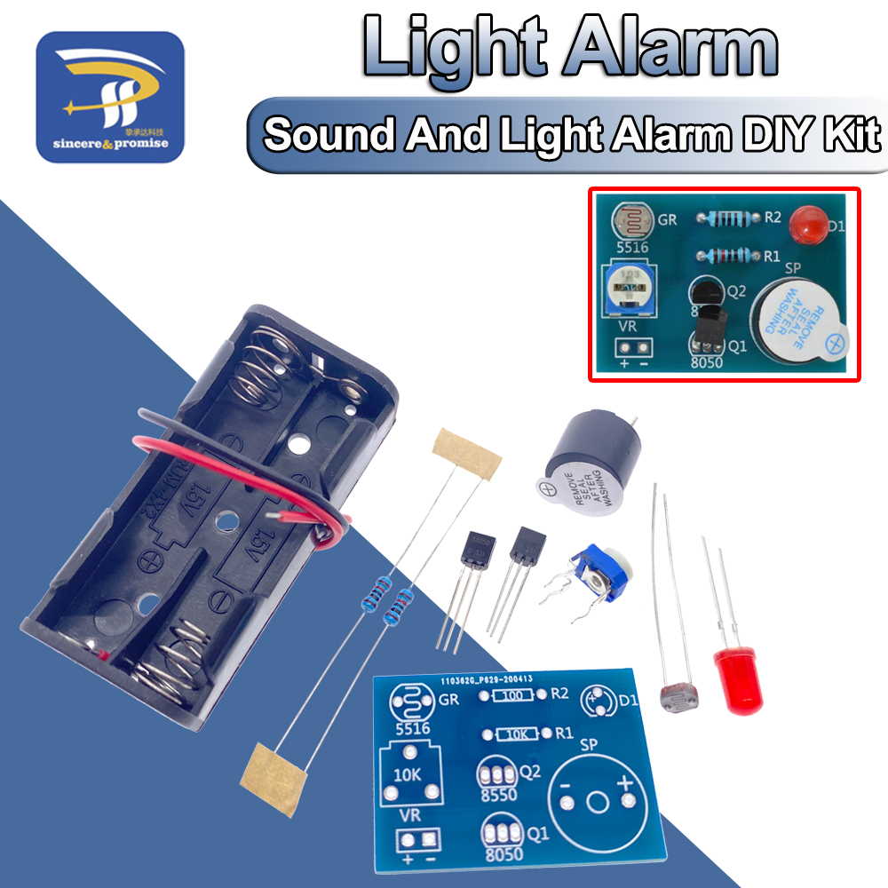 Diy Electronics Music - 감광성 사운드 라이트 알람 DIY 키트,