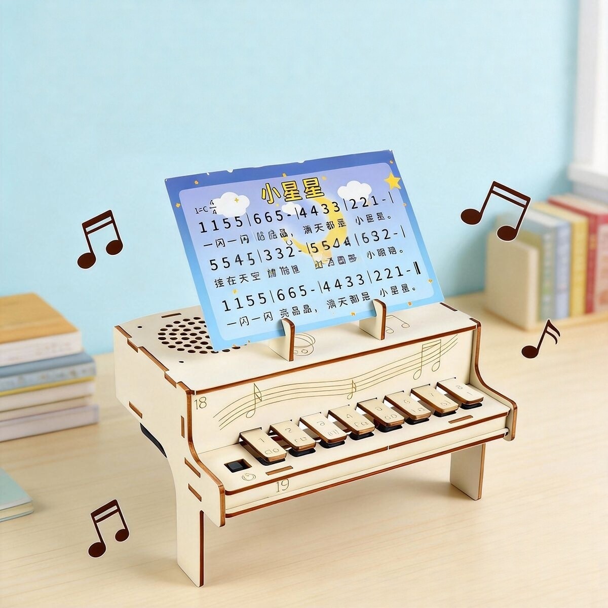 Diy Electronics Music - DIY 나무 전자 피아노 모델 STEM