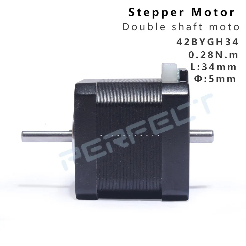 Stepper Motor 28Byj - 이중 샤프트 모터 42BYGH34 Nema 17