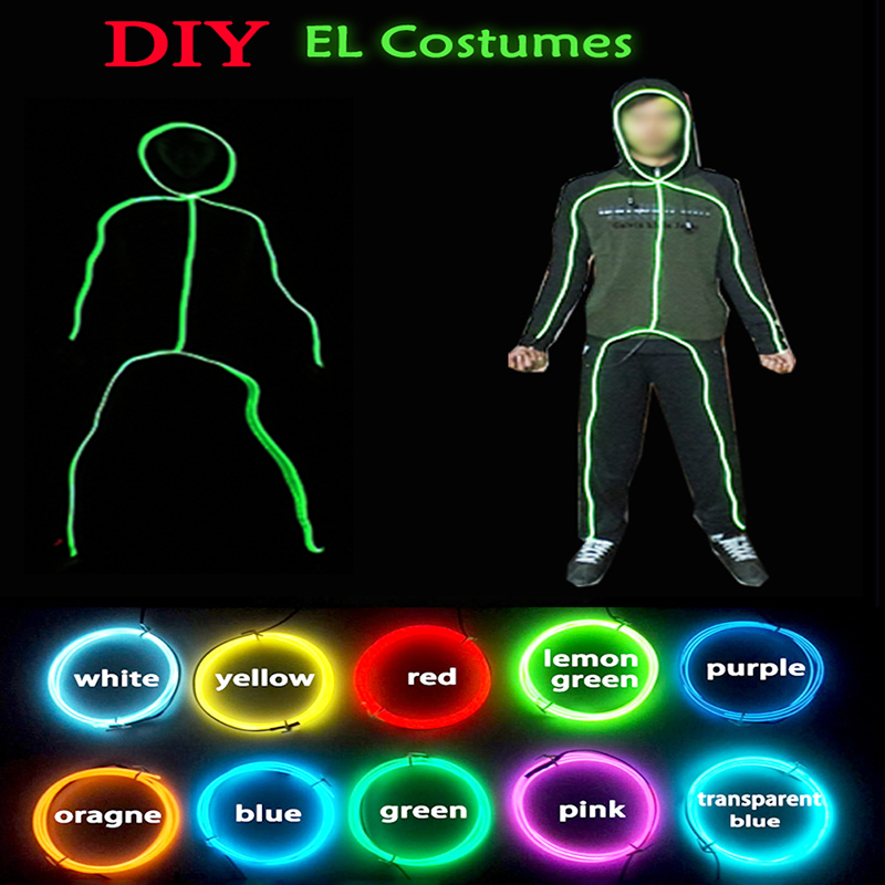 코스프레 성냥개비맨 의상 DIY 발광 의상 재료 전자  - Diy Electronics Wire 리뷰 및 가격