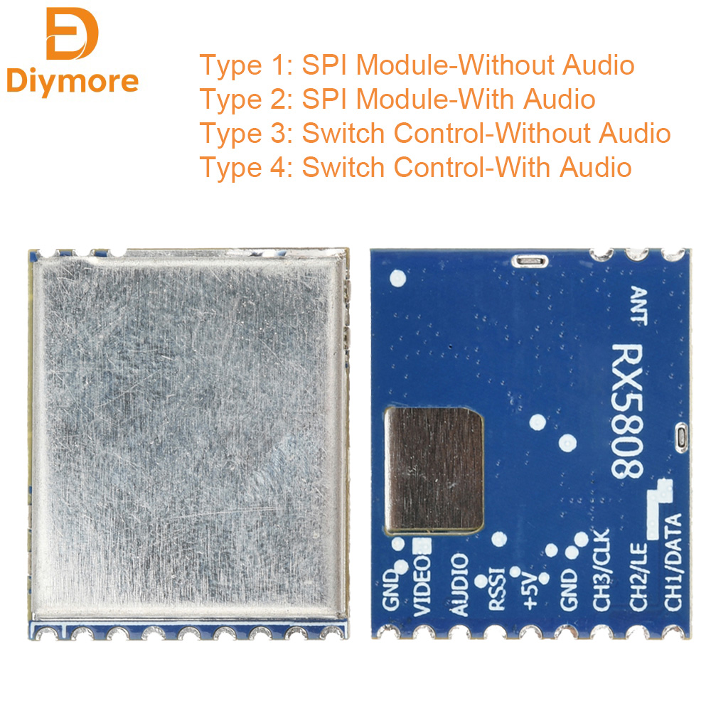 RX5808 4.9G-5.8G 오디오 수신기 SPI 제 - Diy Electronics Videos 리뷰 및 가격