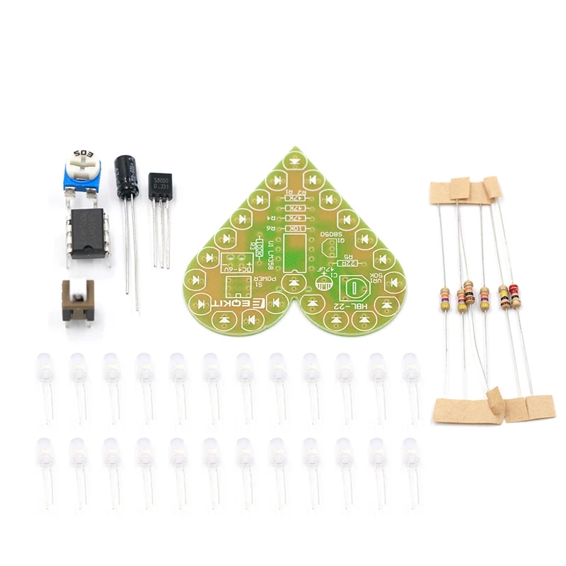DIY 키트 하트 모양 호흡 램프 키트 호흡 LED 스 - Diy Electronics Lab 리뷰 및 가격
