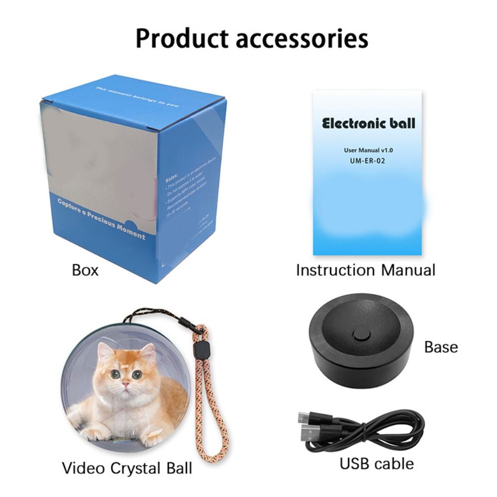 무선 비디오 디스플레이 볼 3D 효과 DIY 디지털 비 - Diy Electronics Videos 리뷰 및 가격