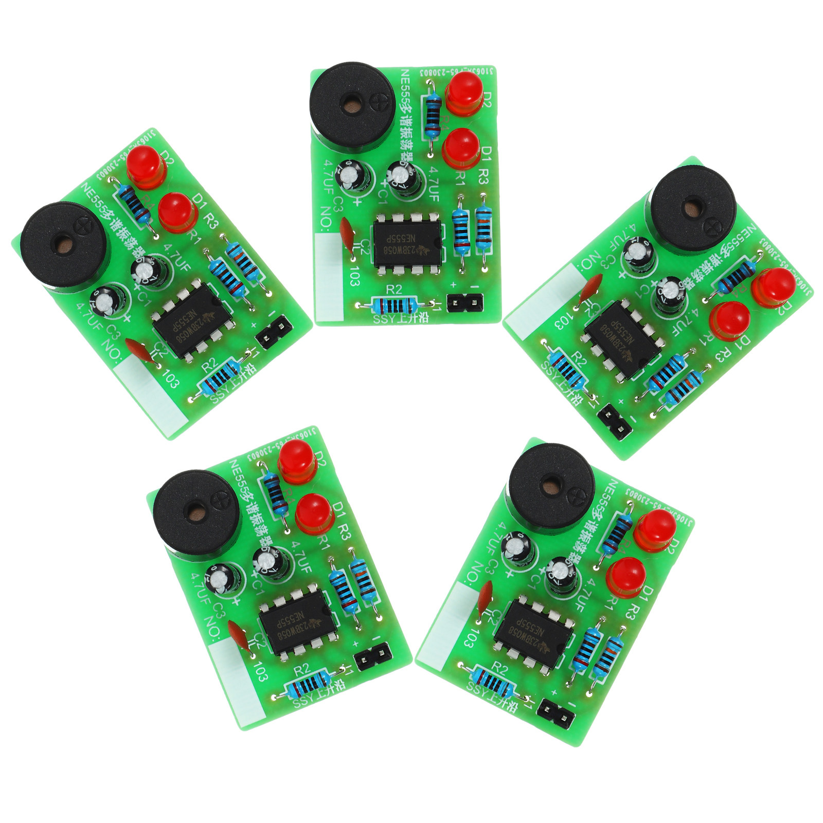 5세트 납땜 훈련 키트 용접 연습 보드 회로 기판 플래 - Diy Electronics Project 리뷰 및 가격