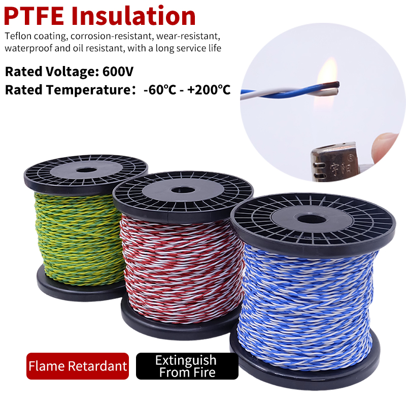 PTFE 와이어 AFS200 2핀 26/25/24/22 - Diy Electronics Music 리뷰 및 가격