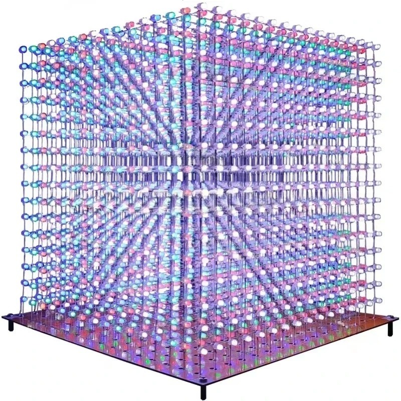 3 D16mini 라이트 큐브 키트 16x16x16 전 - Diy Electronics 리뷰 및 가격