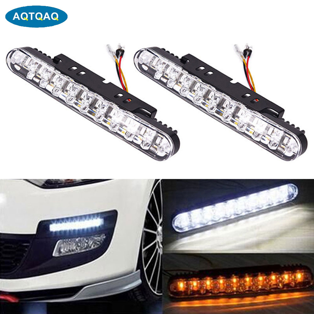 AQTQAQ 자동차 주간 주행등, DRL 황색 방향 지 - Led Assortment Kit 리뷰 및 가격