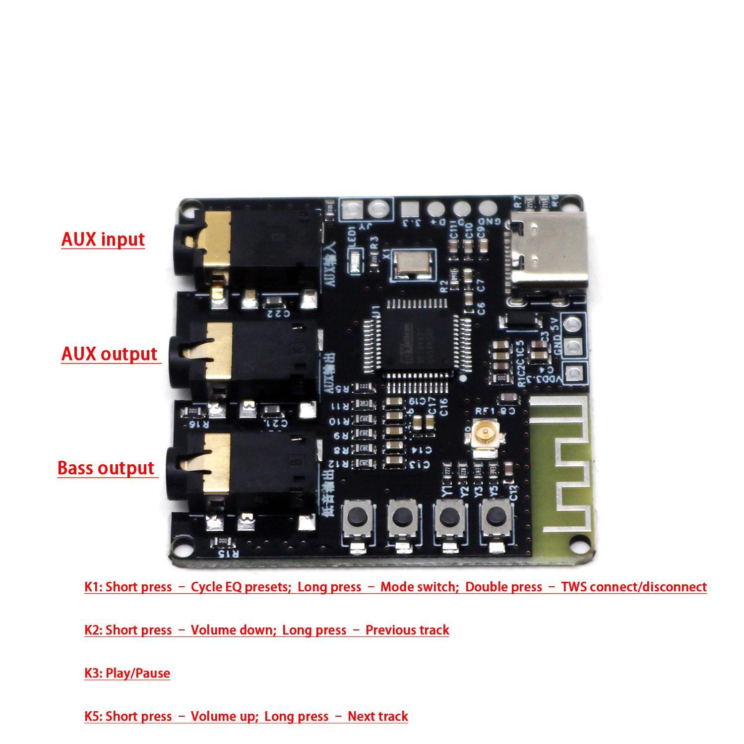 블루투스 DSP 튜닝 모듈 BP1048B1 40 밴드  - Diy Electronics Music 리뷰 및 가격