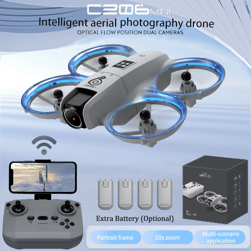 CZ06 미니 RC 쿼드콥터 드론 - 480P HD 듀 - Diy Drone Electronics 리뷰 및 가격