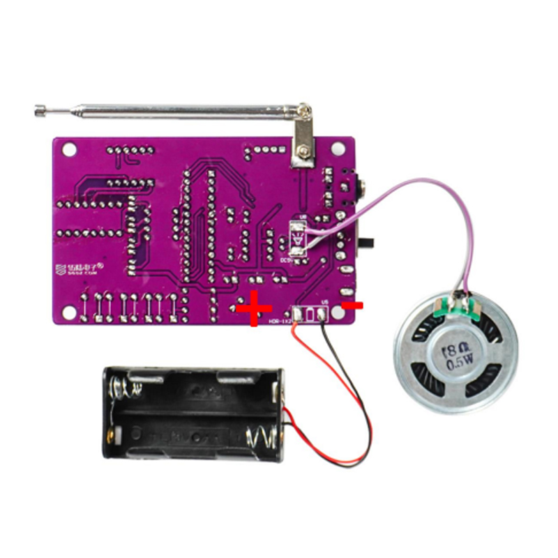 DIY FM 라디오 전자 키트 87-108MHz 조정  - Diy Electronics Project 리뷰 및 가격