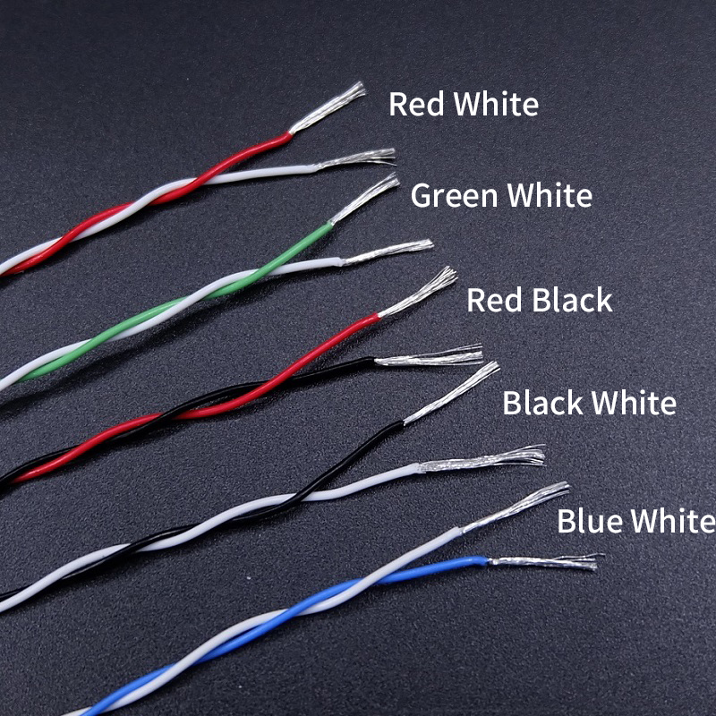 2M/10M 2핀 PTFE 와이어 30/26/25/24 - Diy Electronics Music 리뷰 및 가격