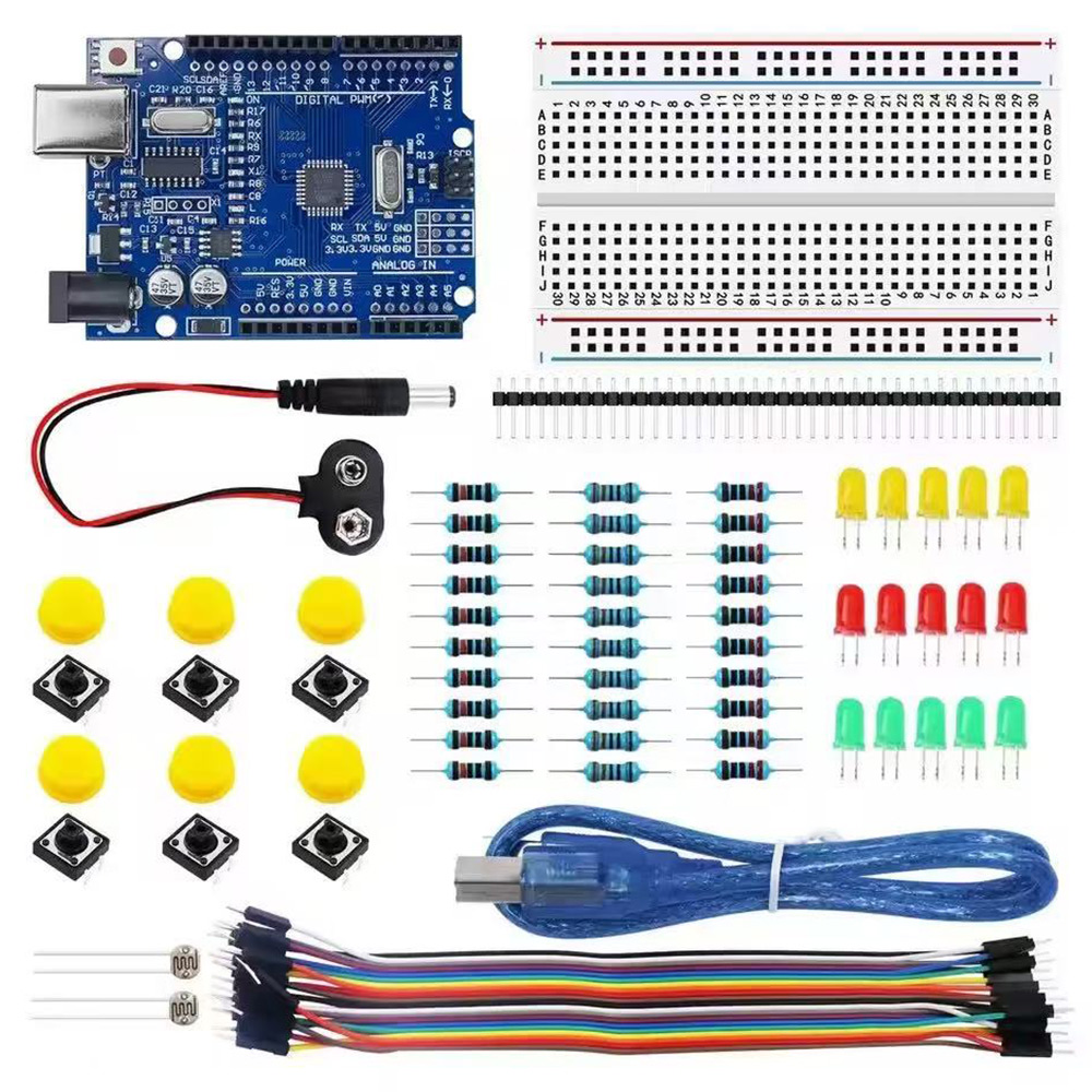 아두이노 R3 보드용 전자 DIY 스타터 키트 미니 브 - Diy Electronics Lab 리뷰 및 가격