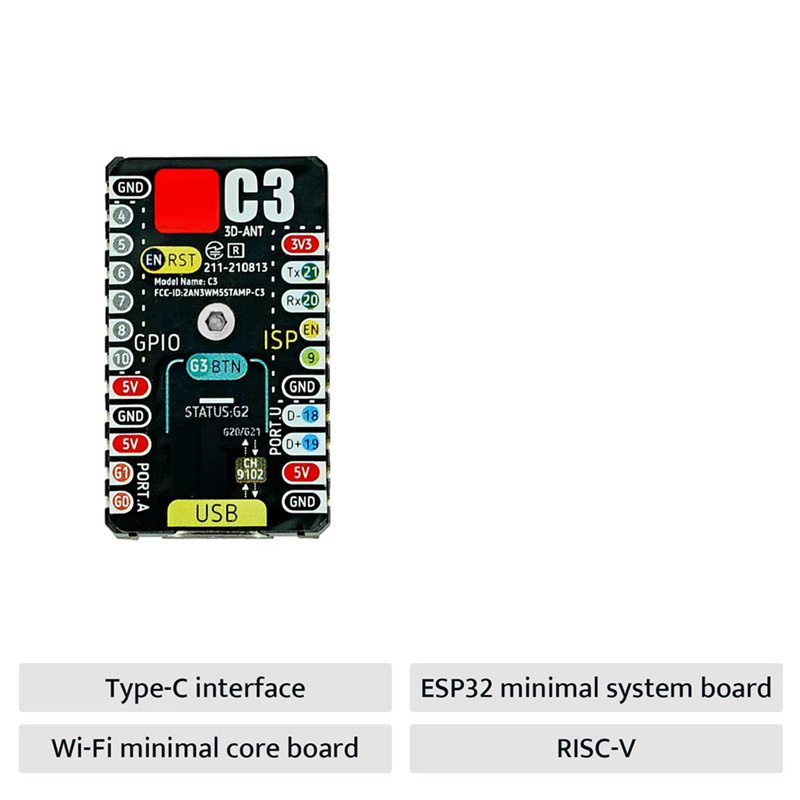 A99E-ESP32-C3 개발 보드 M5stamp C3 - Esp32 Wifi Bluetooth 리뷰 및 가격