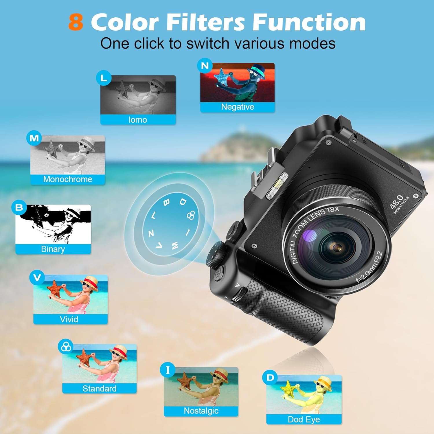 사진 용 56MP 디지털 카메라 전면 후면 듀얼 렌즈  - Diy Electronics Videos 리뷰 및 가격