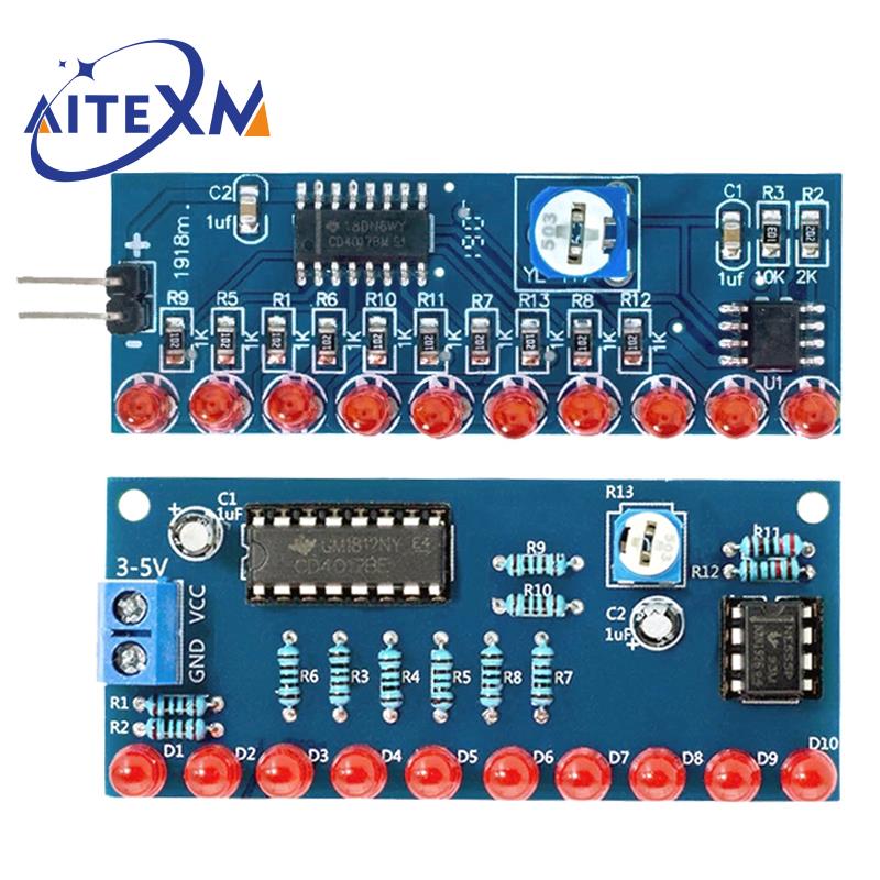 스마트 전자 키트 Ne555 + CD4017 빛 물 흐 - Diy Electronics Lab 리뷰 및 가격