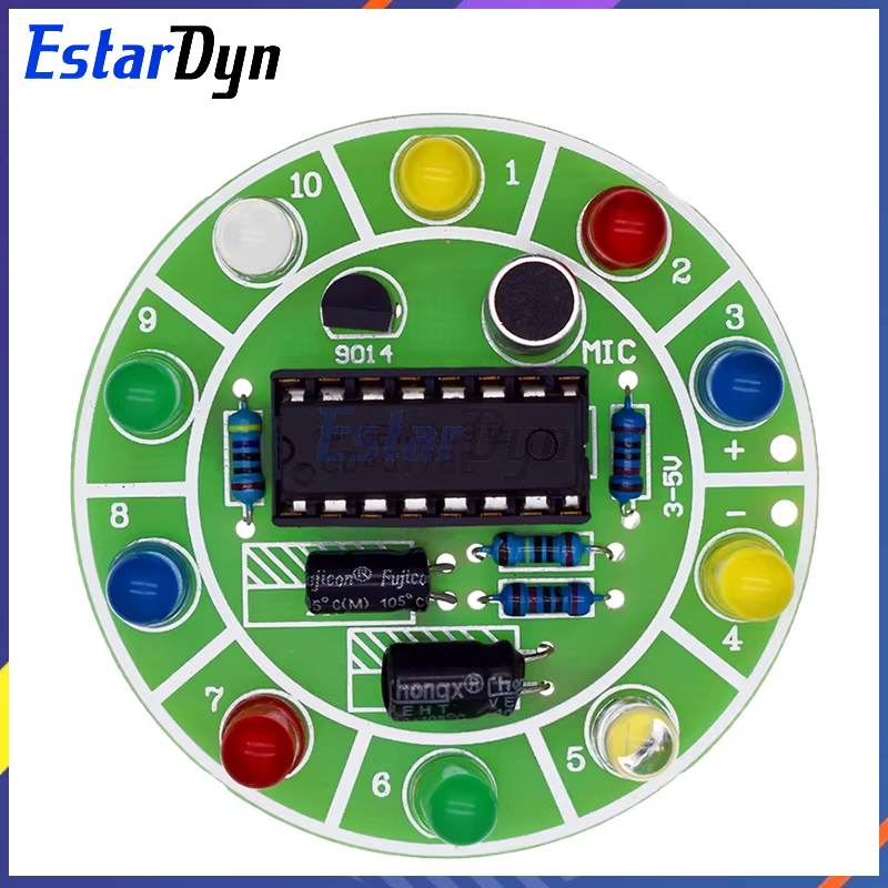 Estardyn CD4017 다채로운 음성 제어 회전  - Diy Electronics Lab 리뷰 및 가격
