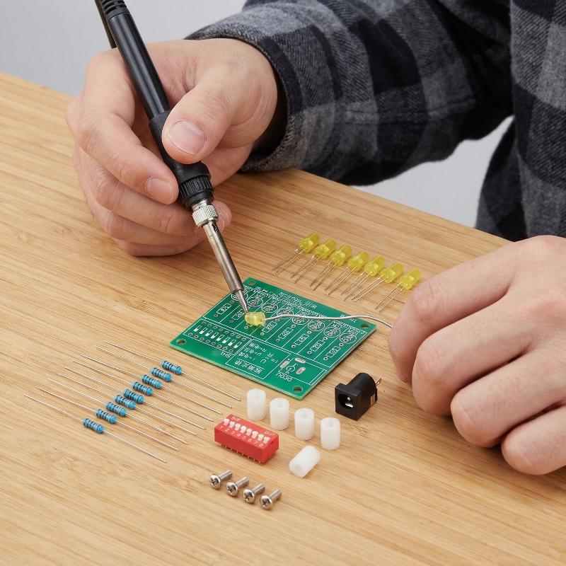 전자 DIY 납땜 연습 키트 LED 전류 테스트 회로  - Diy Electronics Lab 리뷰 및 가격