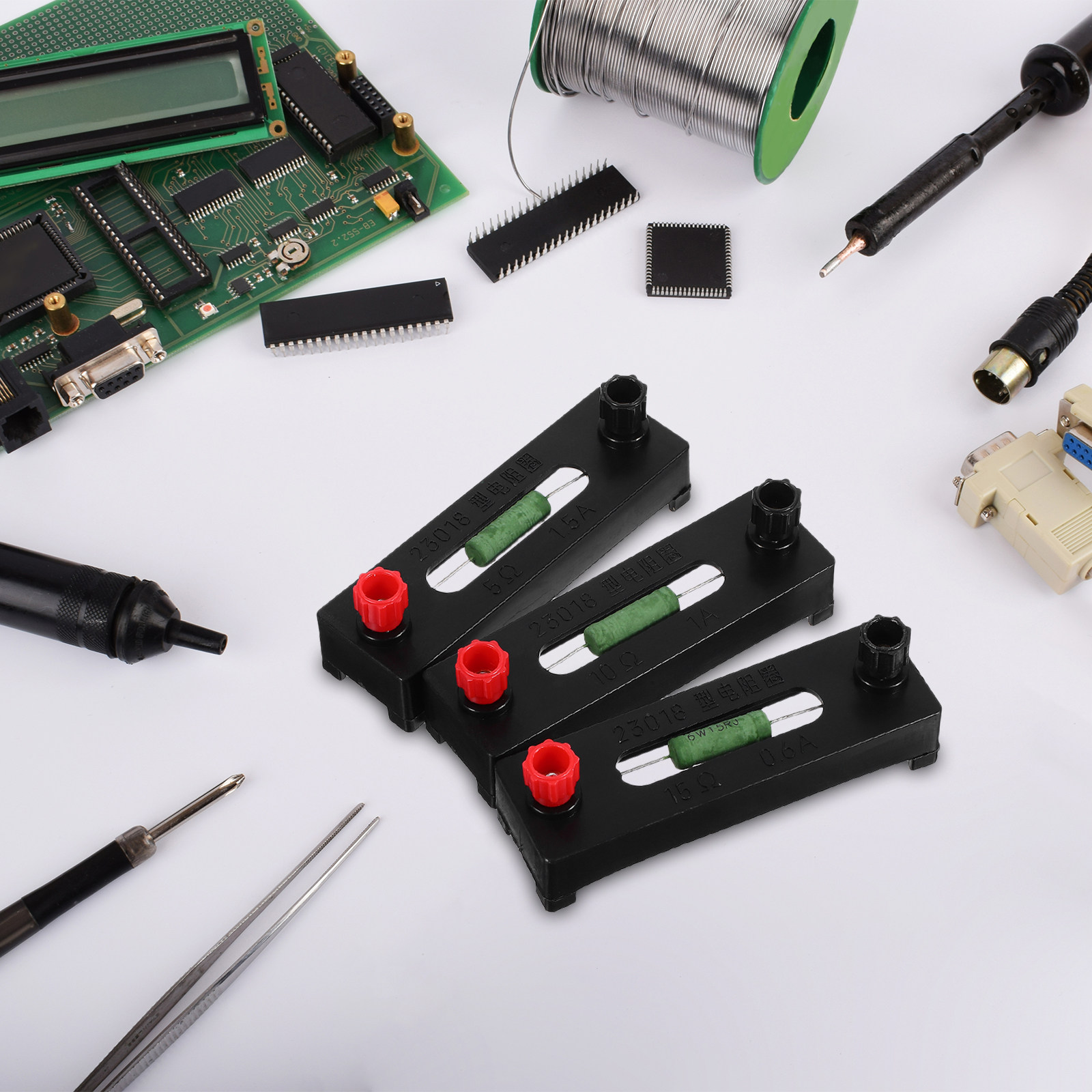3Pcs 물리학 실험 용품 사각형 저항기 정확한 저항  - Diy Electronics Lab 리뷰 및 가격