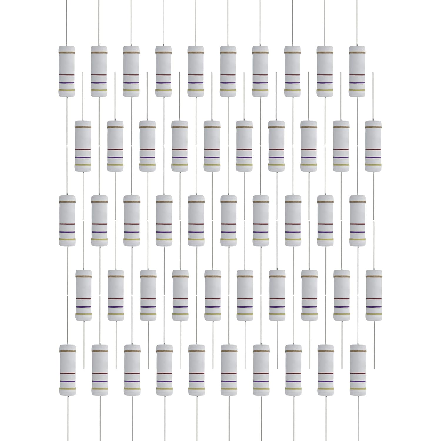 50PCS 470 옴 저항기 축방향 리드 5W 5% 공 - Diy Electronics Videos 리뷰 및 가격